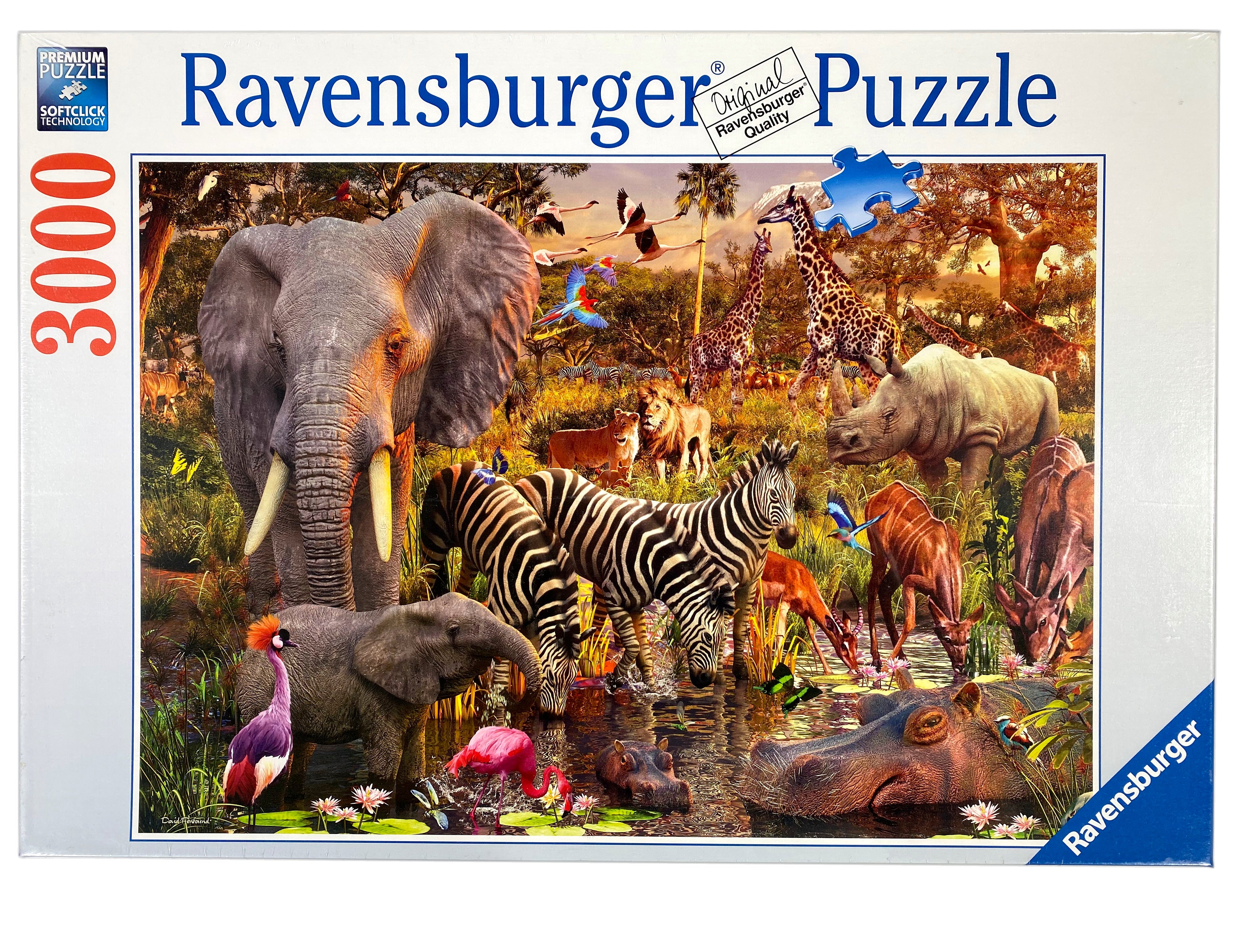African Animal World 3000 Piece Puzzle    