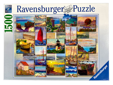 Coastal Collage 1500 Piece Puzzle    