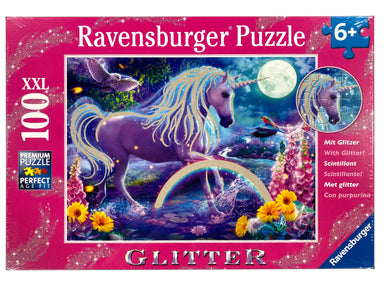 Glitter Unicorn 100 Piece Glitter Puzzle    