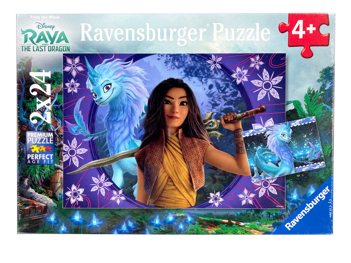 Disney Raya and Sisu The Last Dragon 2x24 Piece Puzzles — Bird in Hand