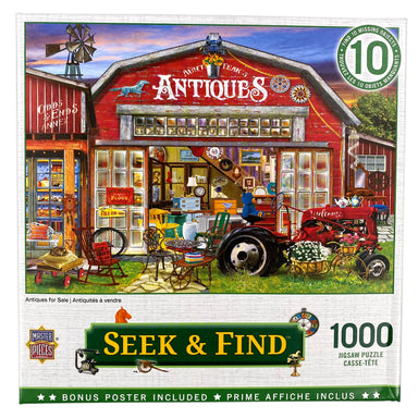Antiques For Sale 1000 Piece Seek & Find Puzzle    