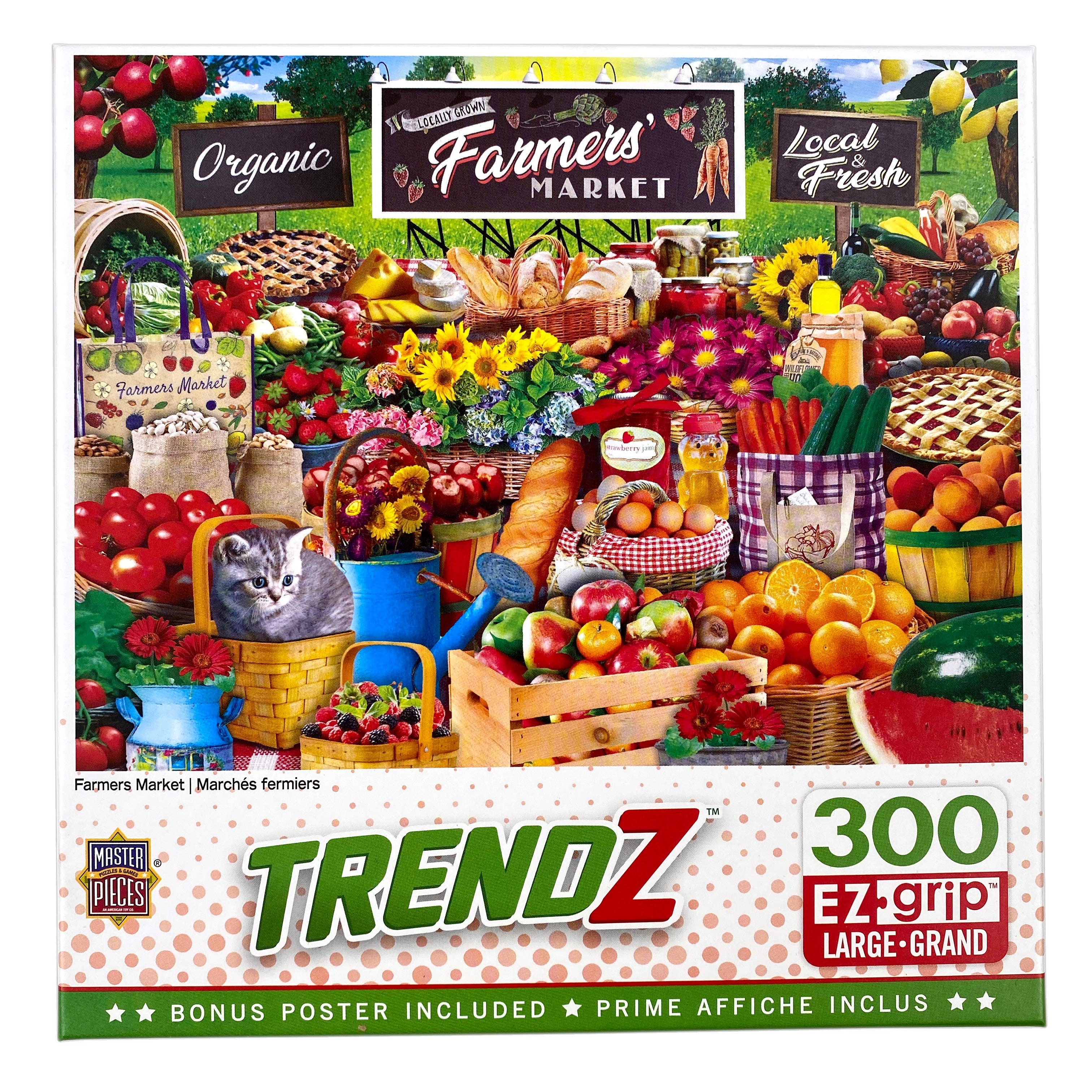 Farmers Market 300 Piece Large Format Puzzle    