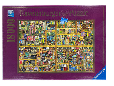 Magical Bookcase 18000 Piece Puzzle    