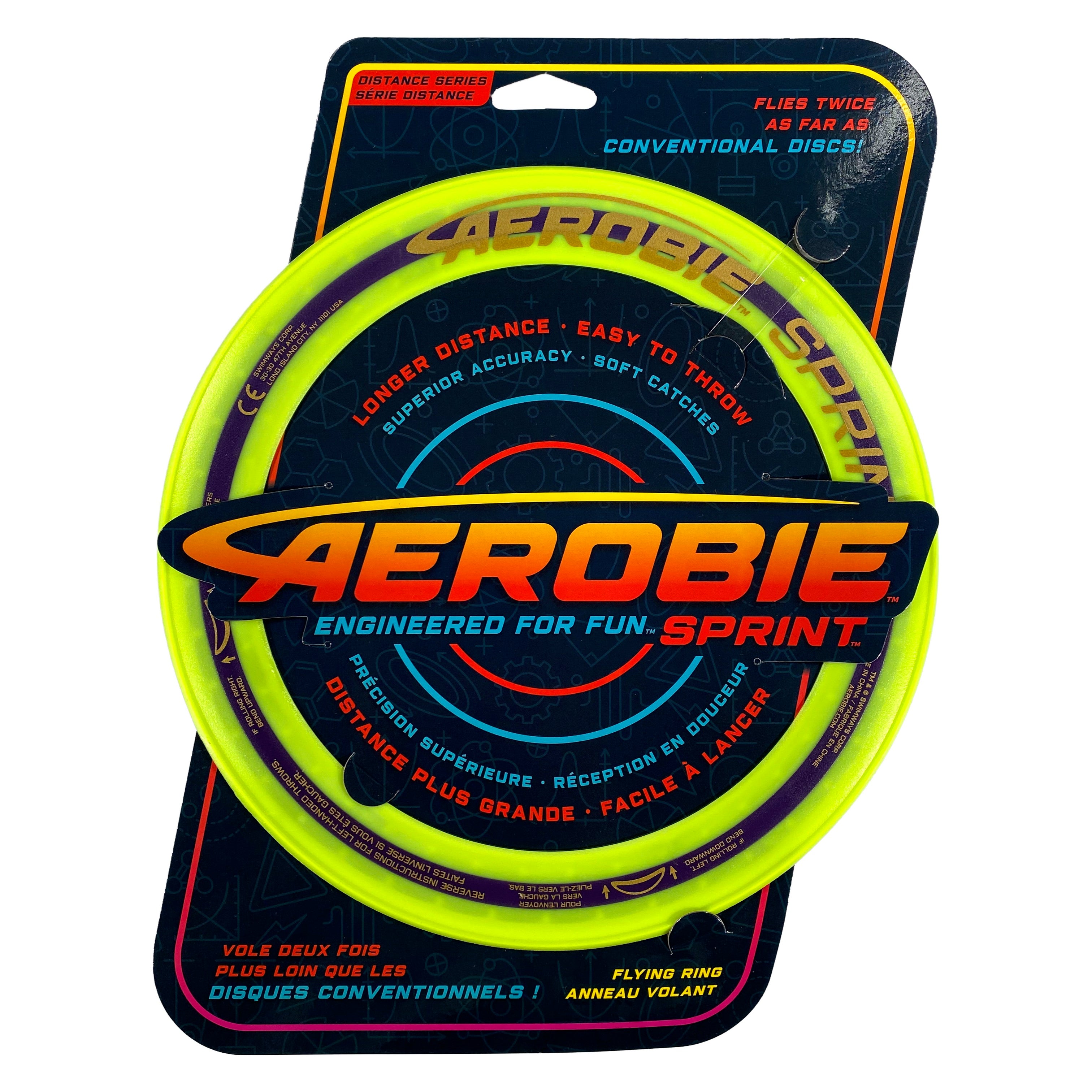 Aerobie Sprint Ring Yellow   795861500065