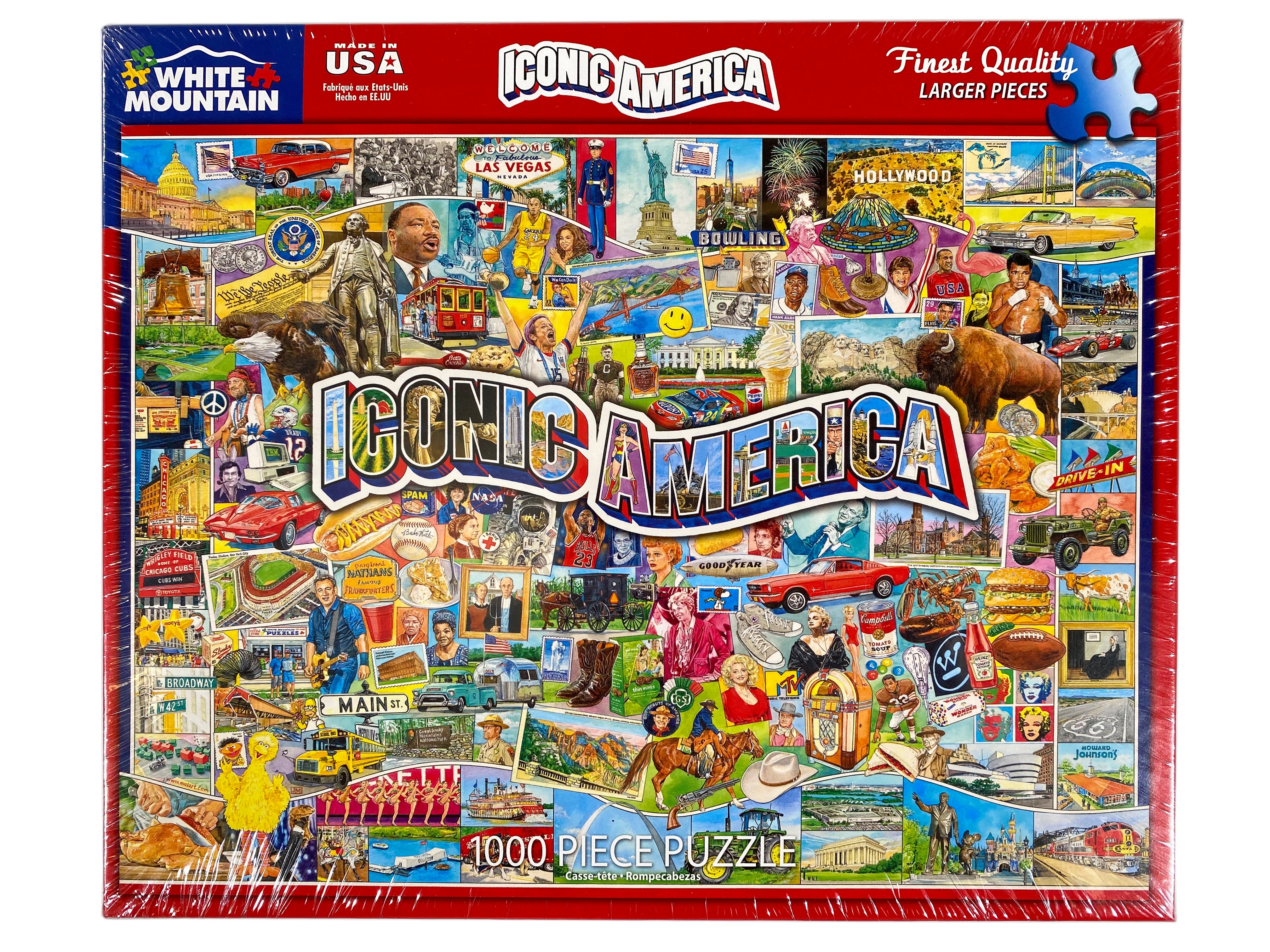Iconic America 1000 Piece Puzzle    