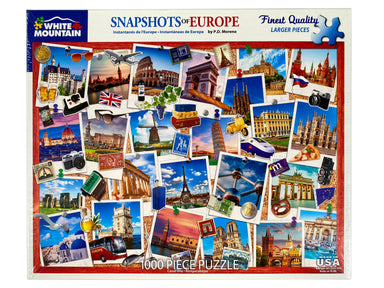 Snapshots of Europe 1000 Piece Puzzle    