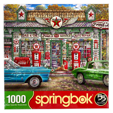 Fred's Service Station 1000 Piece Puzzle    