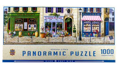 Afternoon In Paris 1000 Piece Panoramic Puzzle    