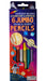 Solar System - 6 Jumbo Double Sided Metallic & Fluorescent Pencils    