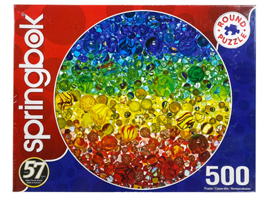 Illuminated Marbles 500 Piece Round Puzzle    