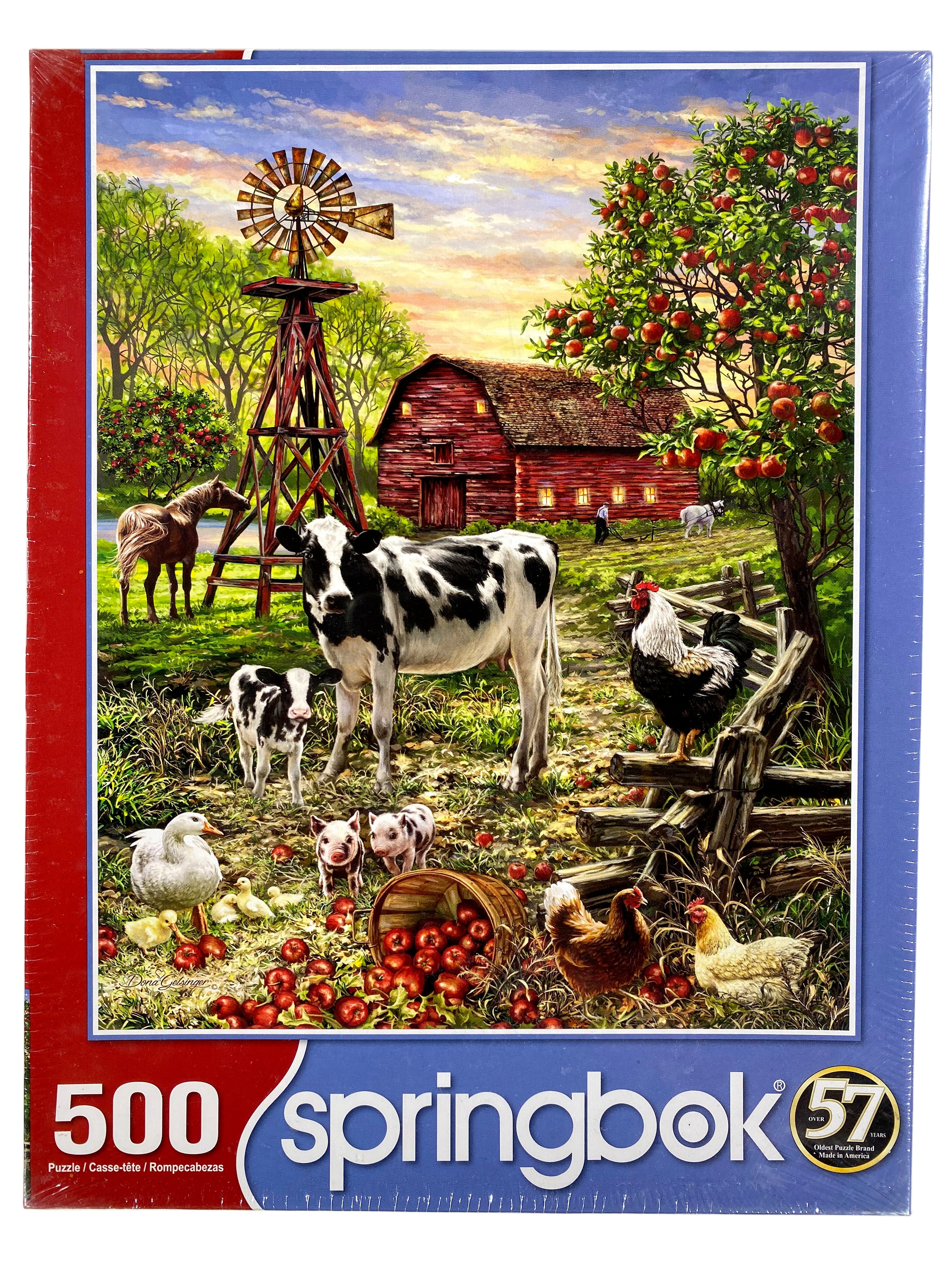 Barnyard Animals 500 Piece Puzzle    
