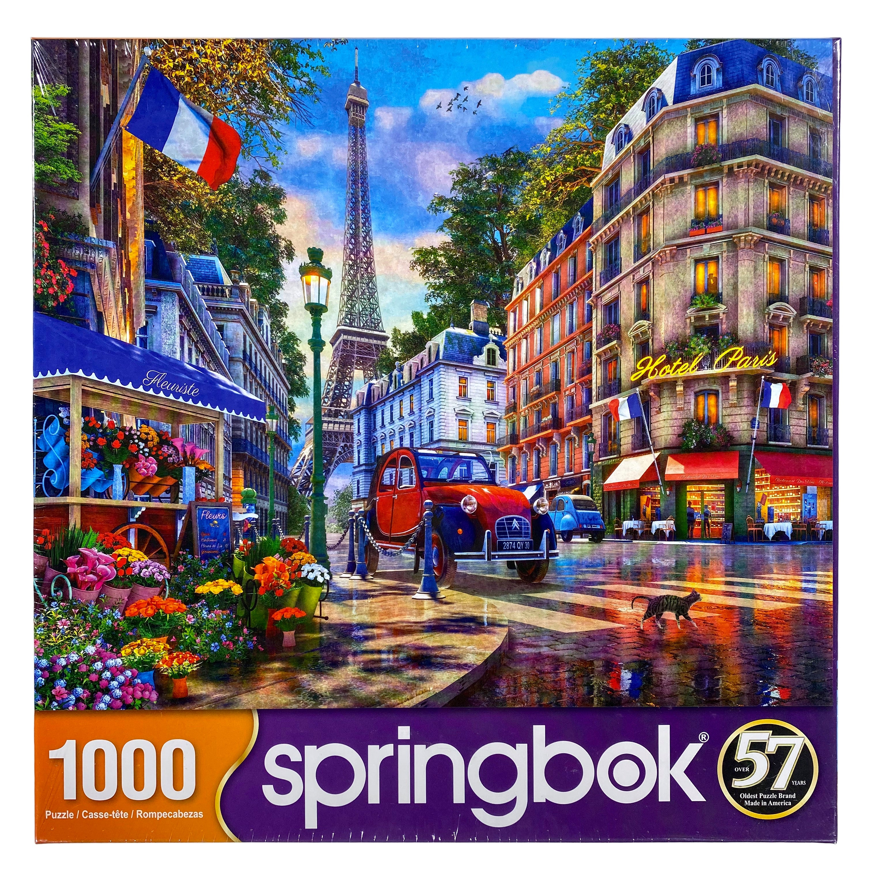 Paris Street Life 1000 Piece Puzzle    