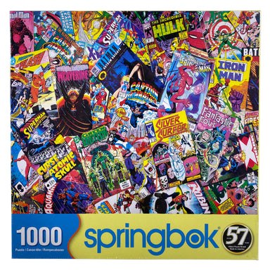 Comic Books Galore 1000 Piece Puzzle    
