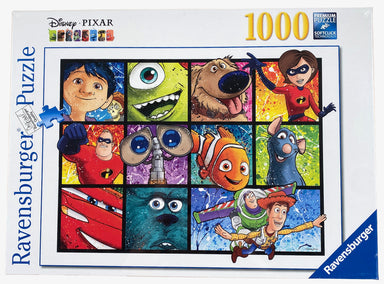 Disney Pixar Splatter Art 1000 Piece Puzzle    