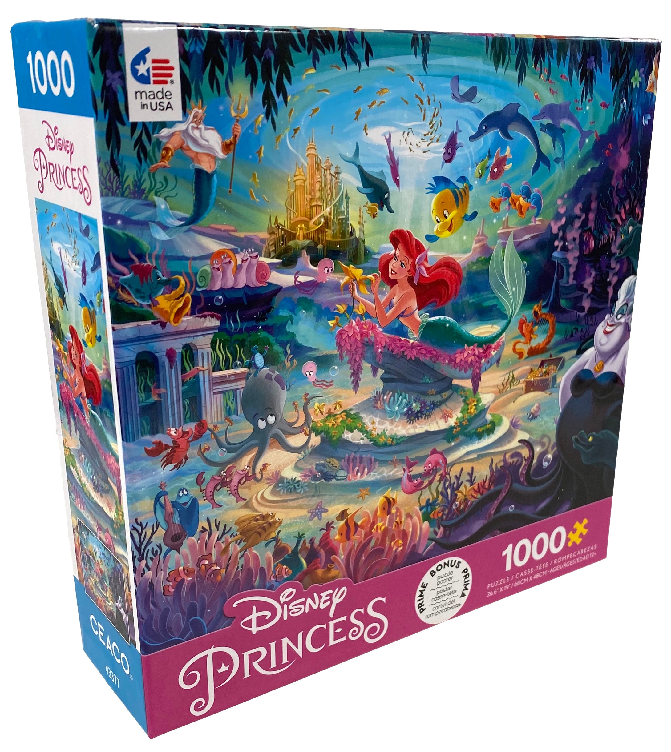 Disney 2000 piece puzzle  2000 piece puzzle, Disney, The little mermaid