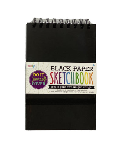 5 X 7 Sketch Book - Black Paper    