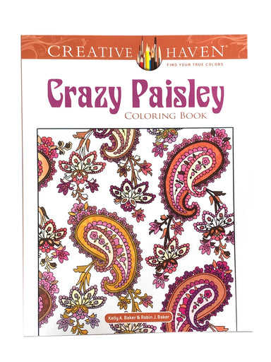 Crazy Paisley - Creative Haven Coloring Book    