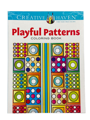 Playful Patterns - Creative Haven Coloring Book    