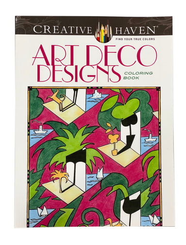 Art Deco Designs Coloring Book    