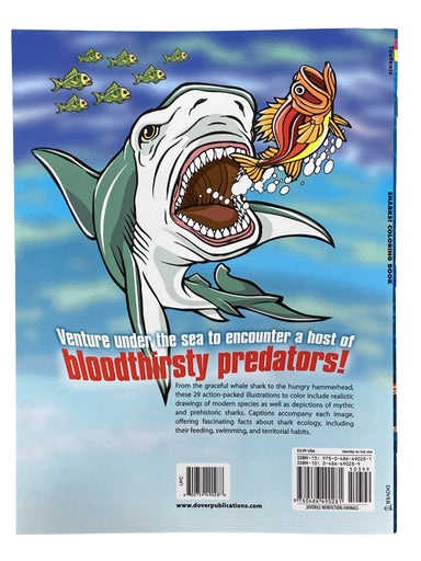 Sharks! Coloring Book    