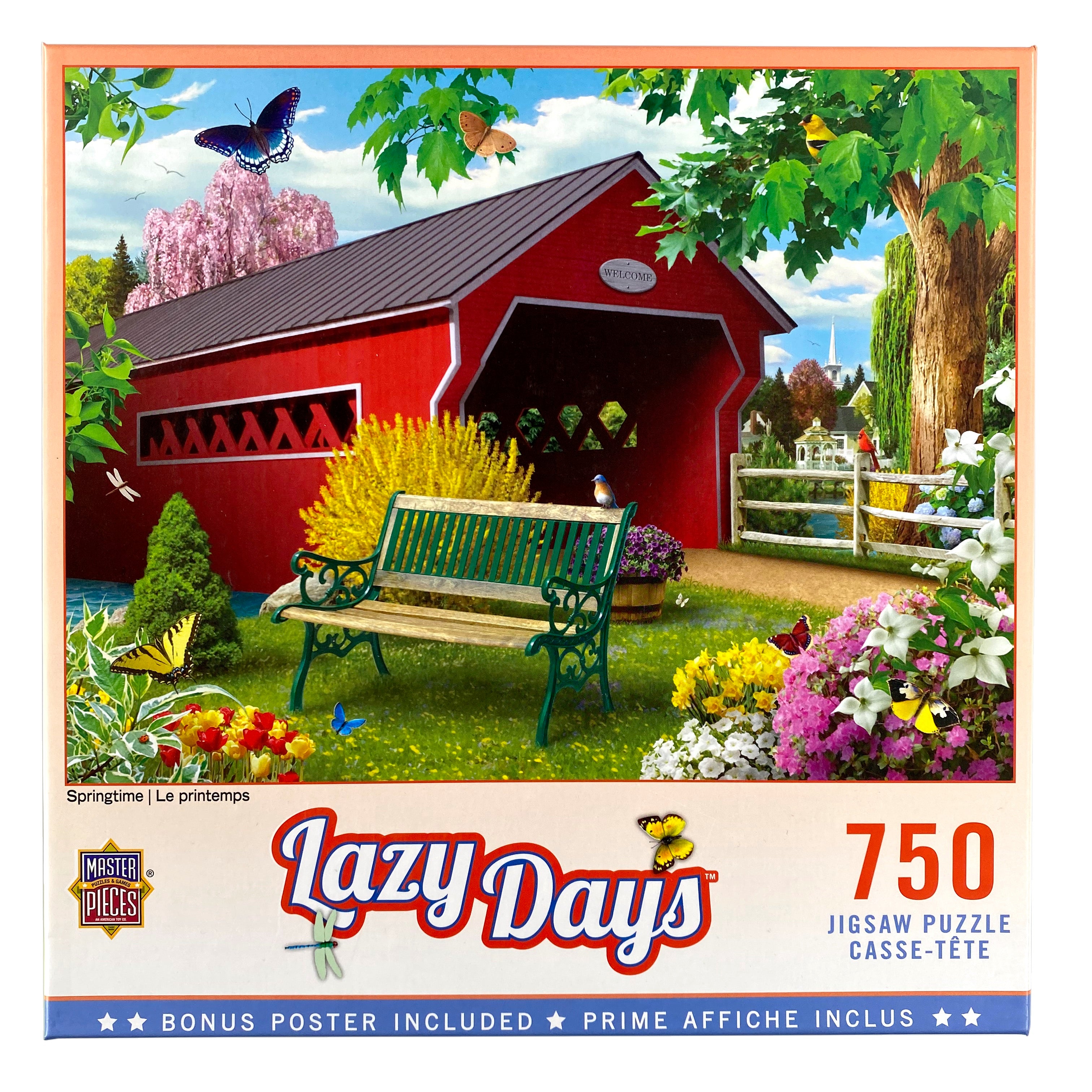 Lazy Days Springtime 750 Piece Puzzle    