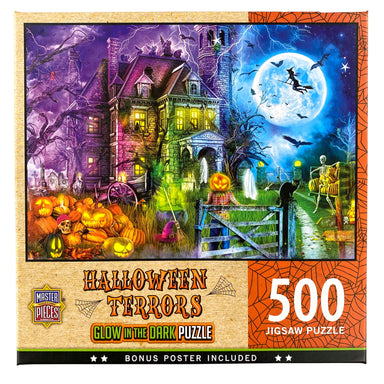 Halloween Terrors - 500 Piece Glow In The Dark Puzzle    