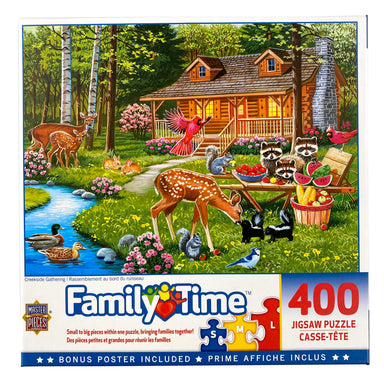 Creekside Gathering 400 Piece Family Puzzle    