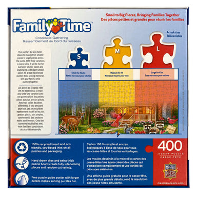 Creekside Gathering 400 Piece Family Puzzle    