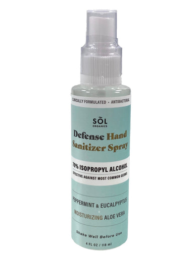 Sol Organics Defense Hand Sanitizer Spray    