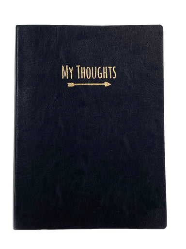 Journal - My Thoughts Black    