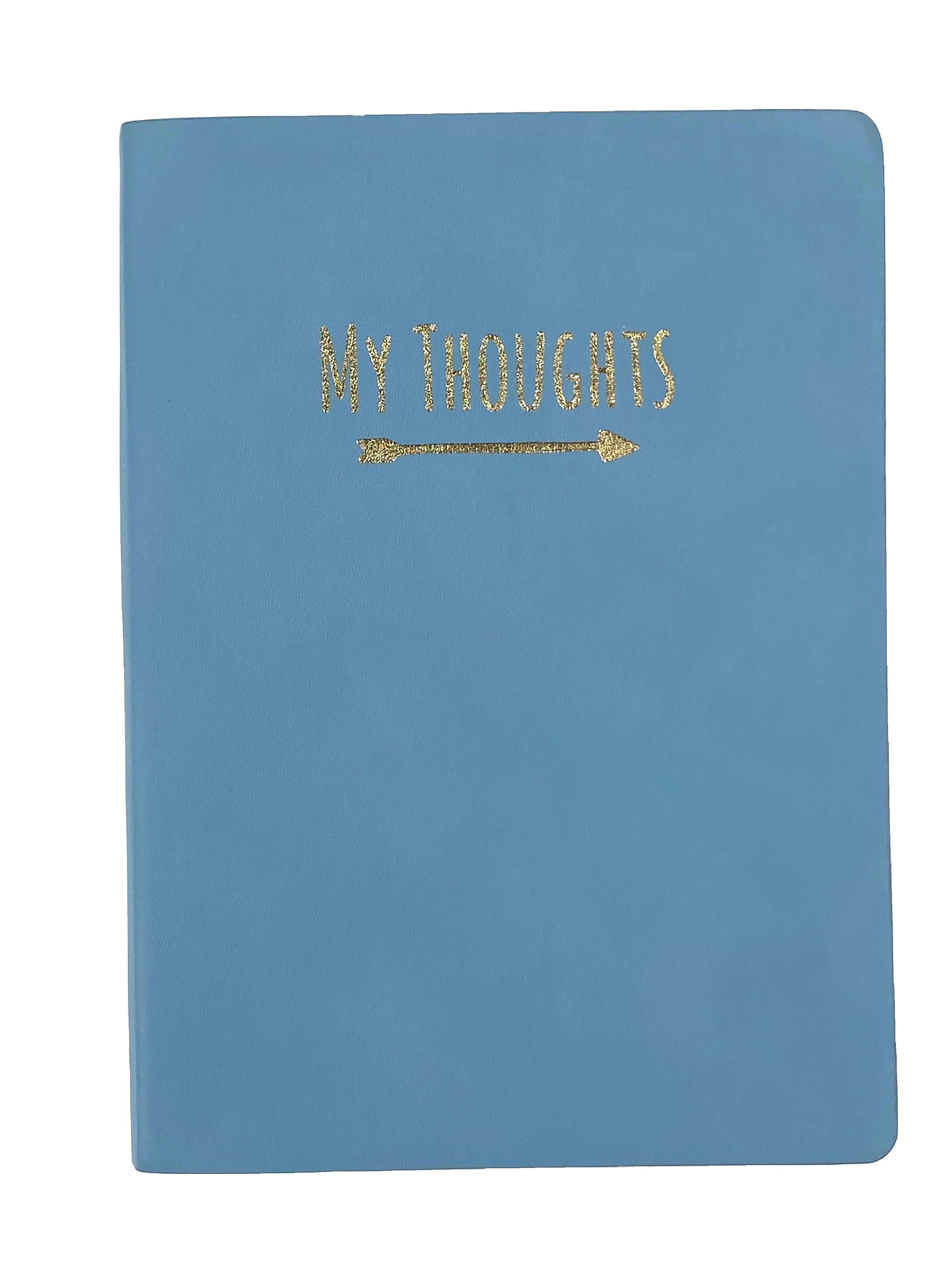 Journal - My Thoughts Blue    