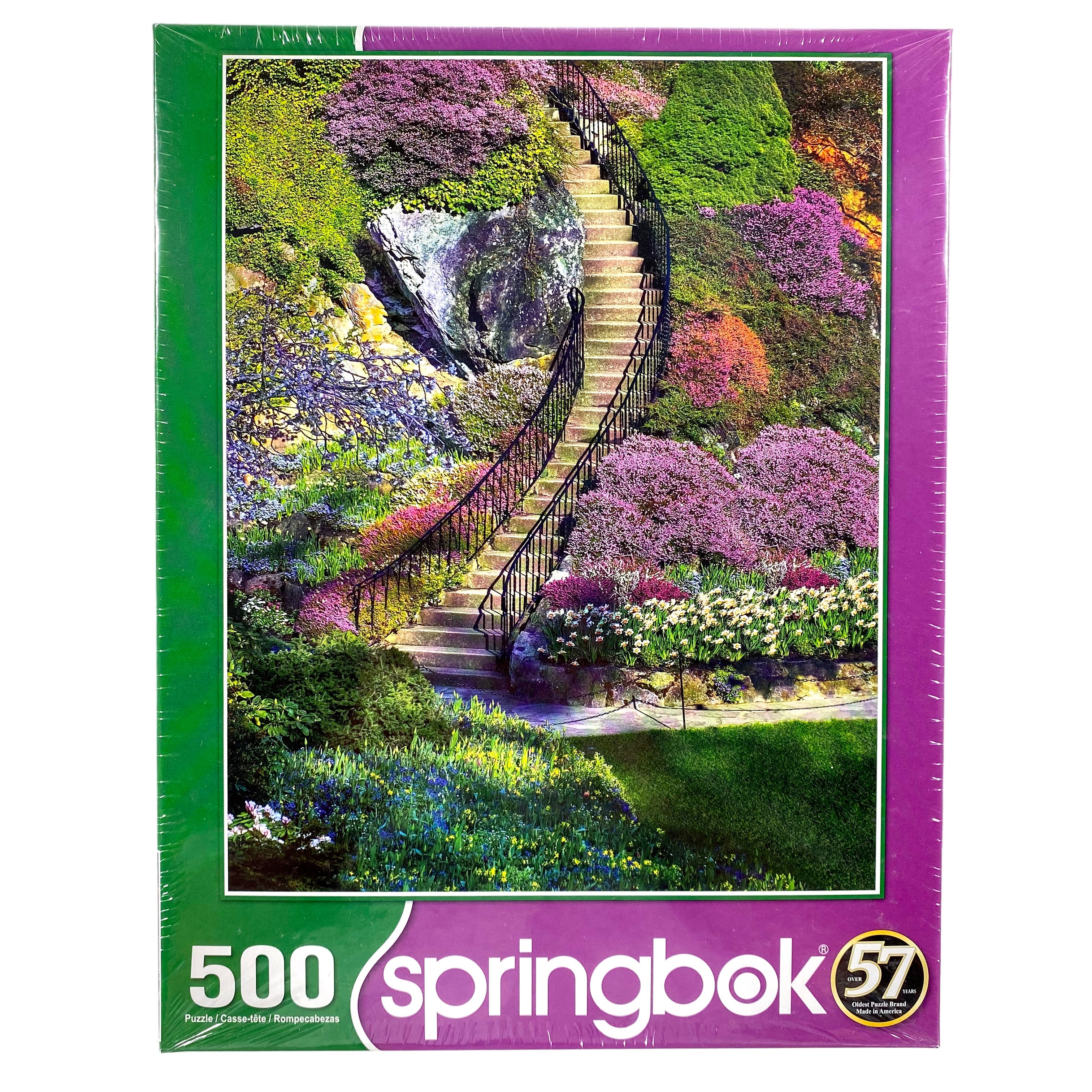The Garden Stairway 500 Piece Puzzle    