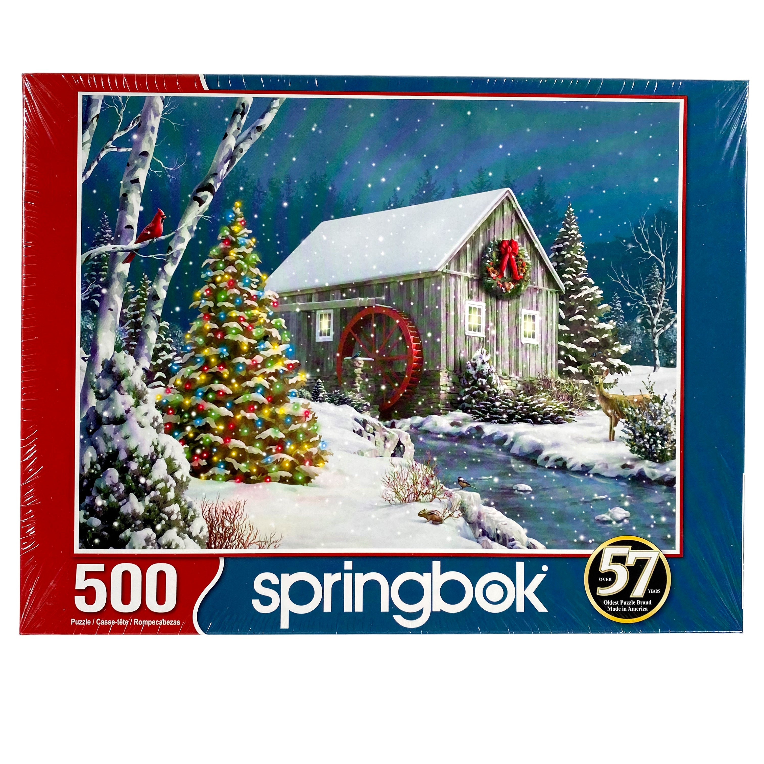 The Falling Snow 500 Piece Puzzle    