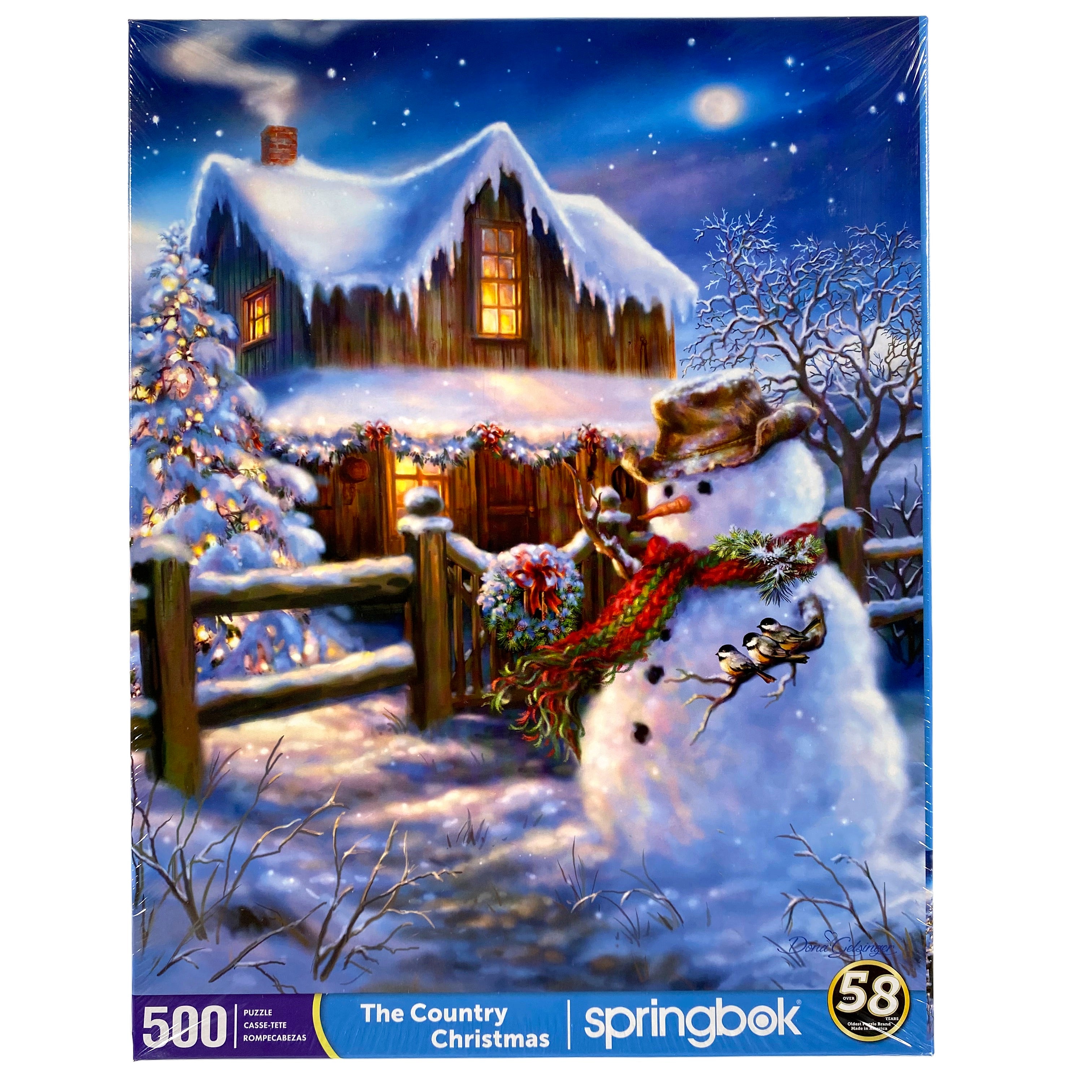 The Country Christmas 500 Piece Puzzle    