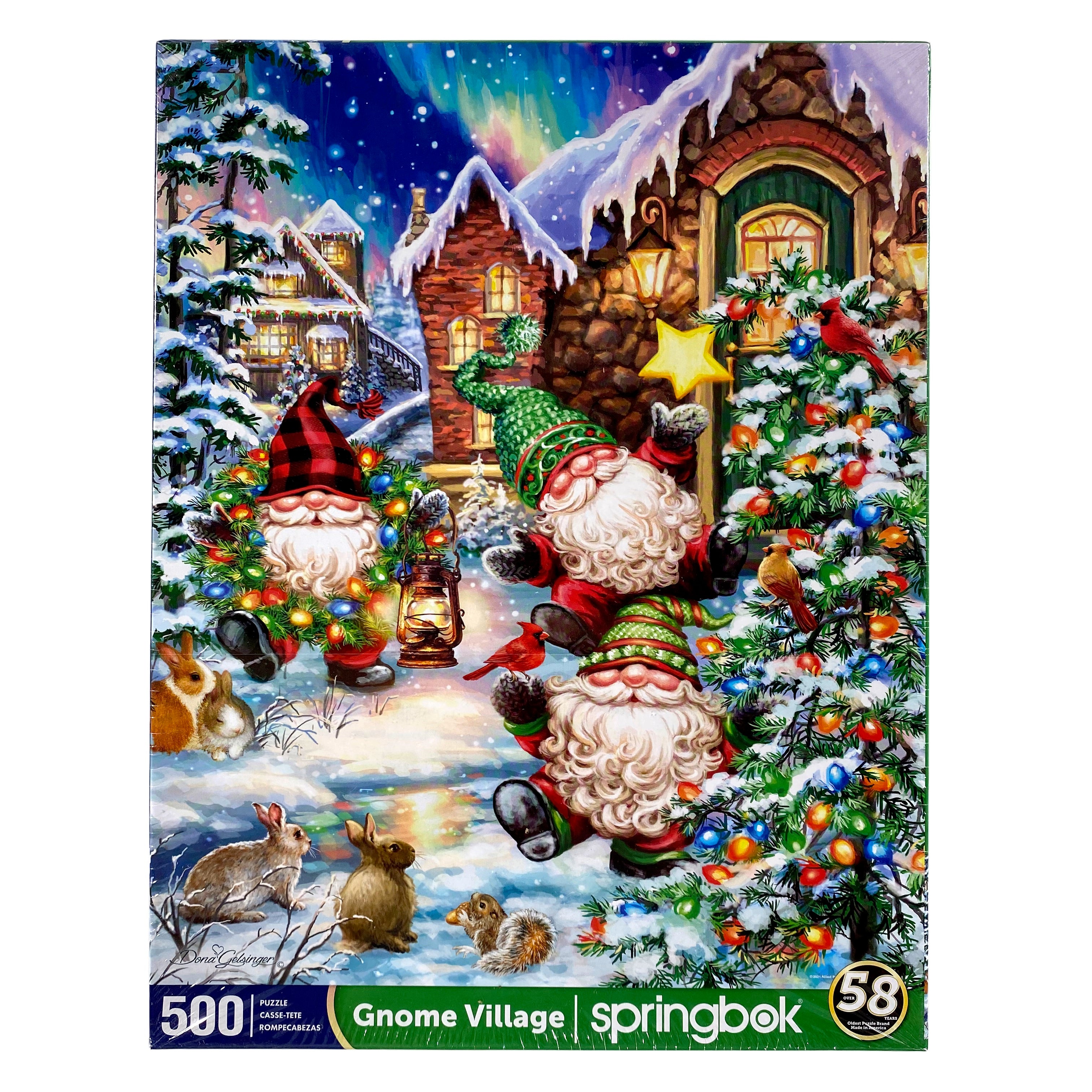 Gnome Village 500 Piece Puzzle    