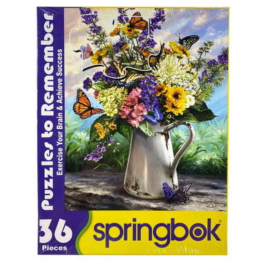 Butterfly Blossoms 36 Piece Large Format Puzzles To Remember    