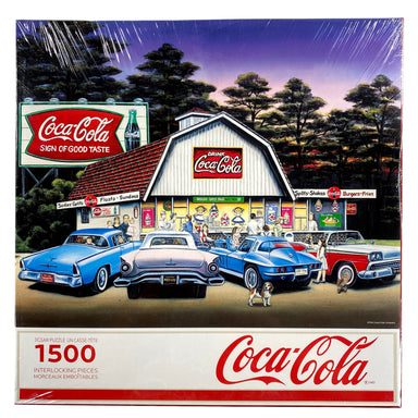 Night On The Town 1500 Piece Coca Cola Puzzle    