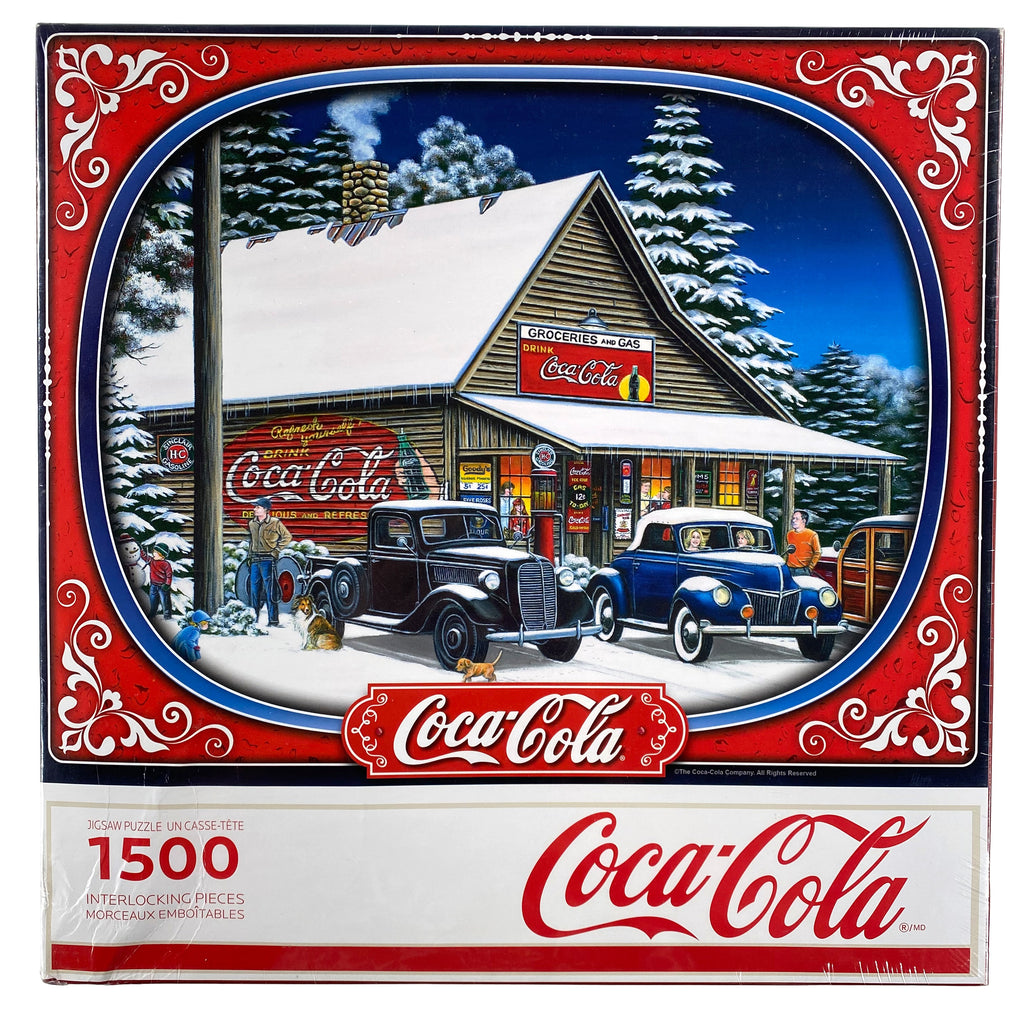 Night On The Town 1500 Piece Coca Cola Puzzle — Bird in Hand