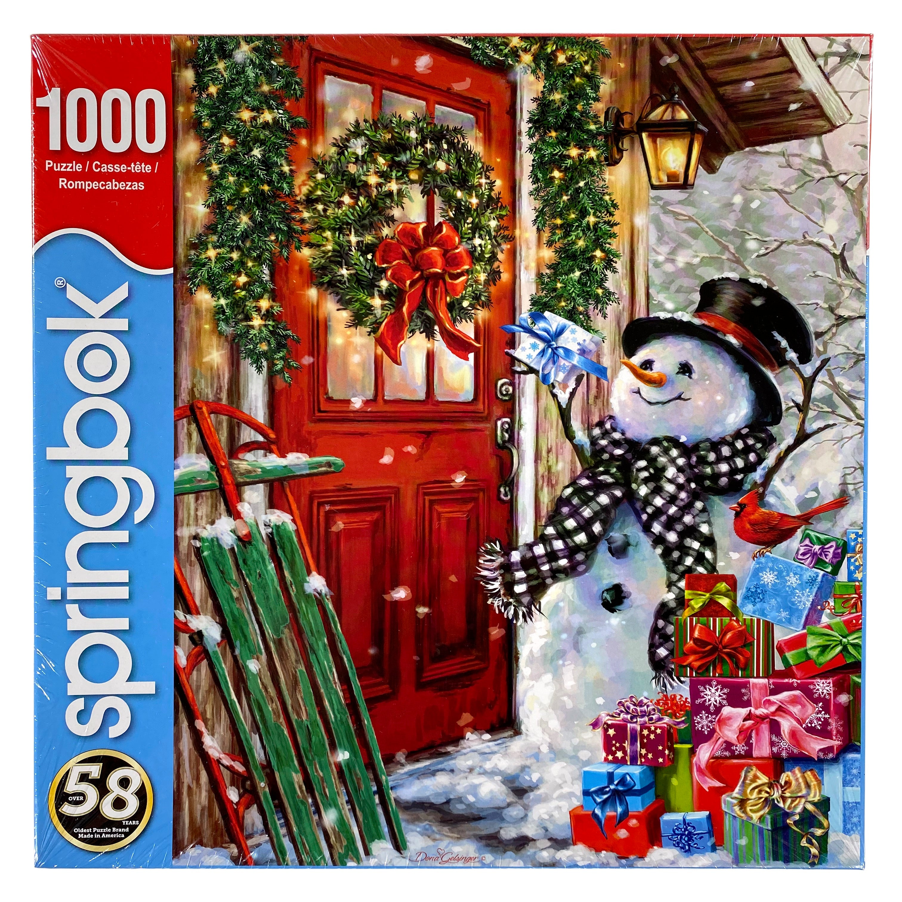 Delivering Gifts 1000 Piece Puzzle    