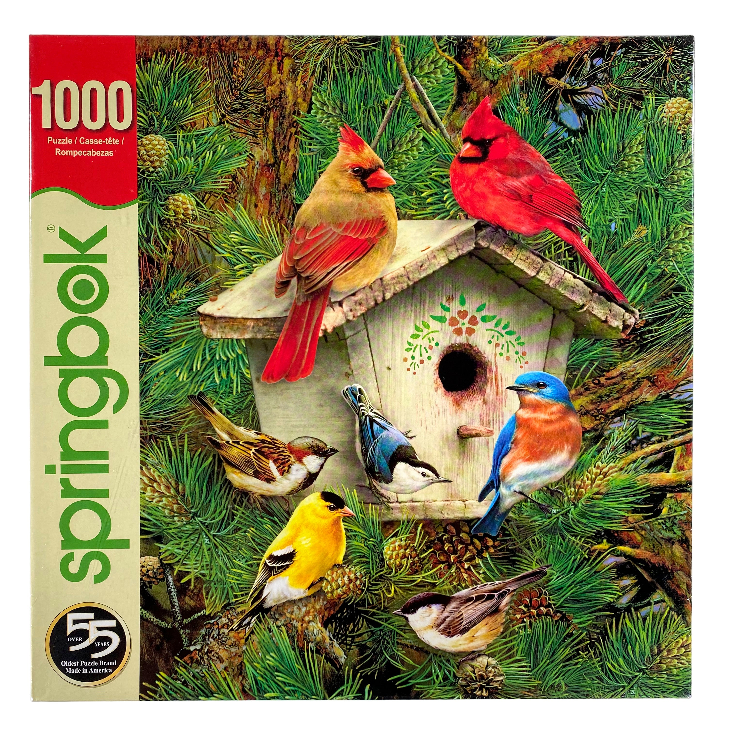 Feathered Retreat 1000 Piece Puzzle    