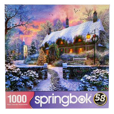 Christmas Cottage 1000 Piece Puzzle    