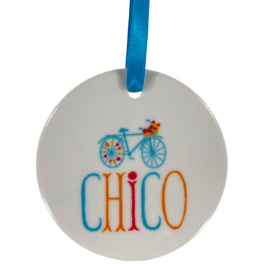 Chico Local Love Ceramic Ornament    