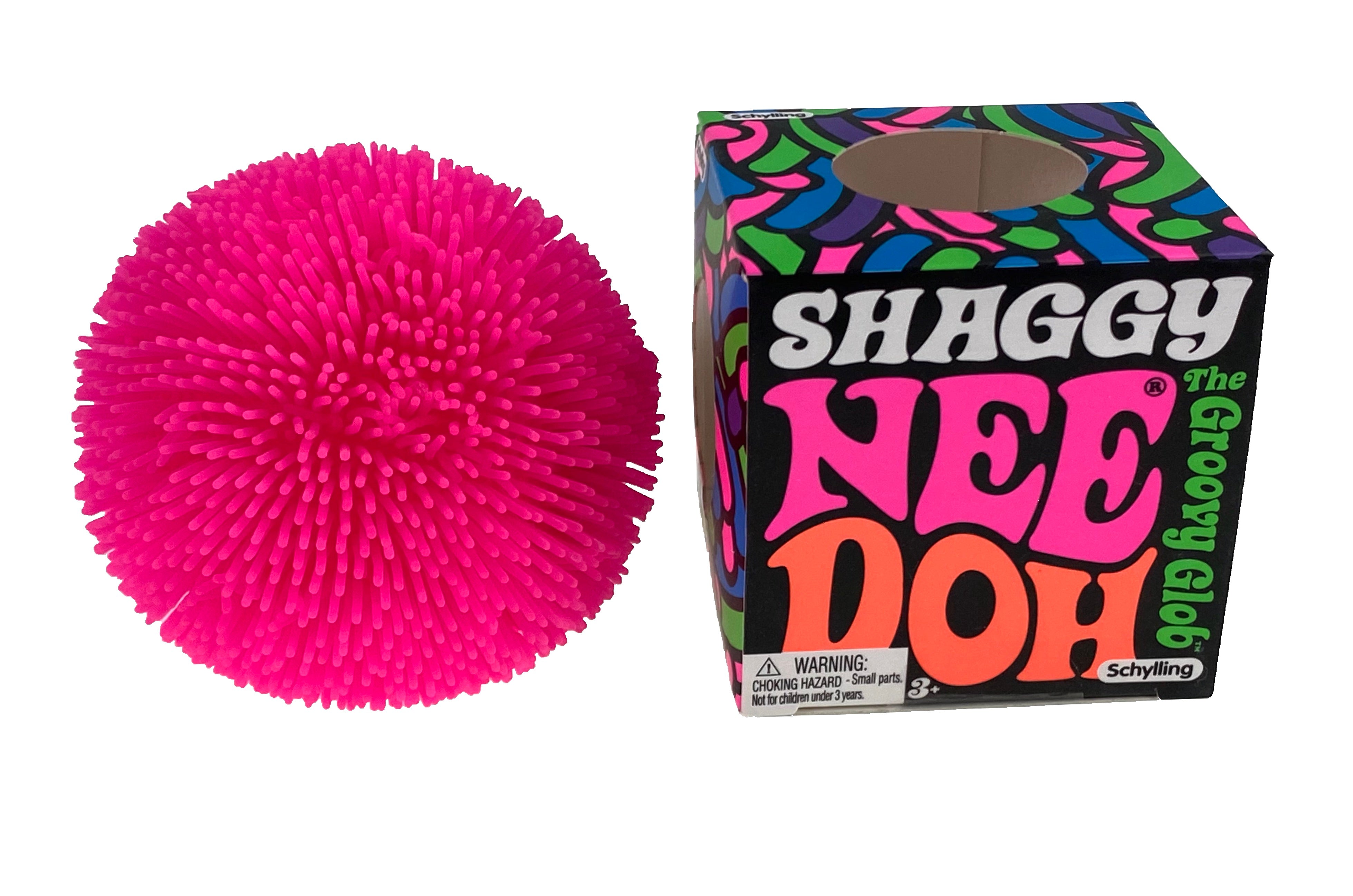 Nee Doh Shaggy - Blue, Pink, Purple or Green    