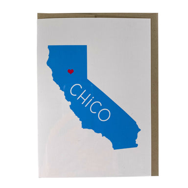 Chico Cali Love - Blank Greeting Card    