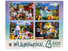 Wild & Whimsical - 4 Pack of 500 Piece Puzzles    