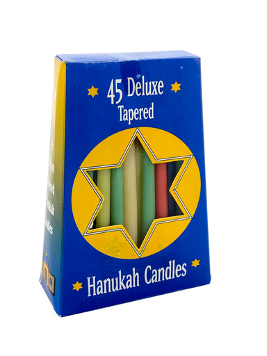 Hanukah Candles - Multi Colored    