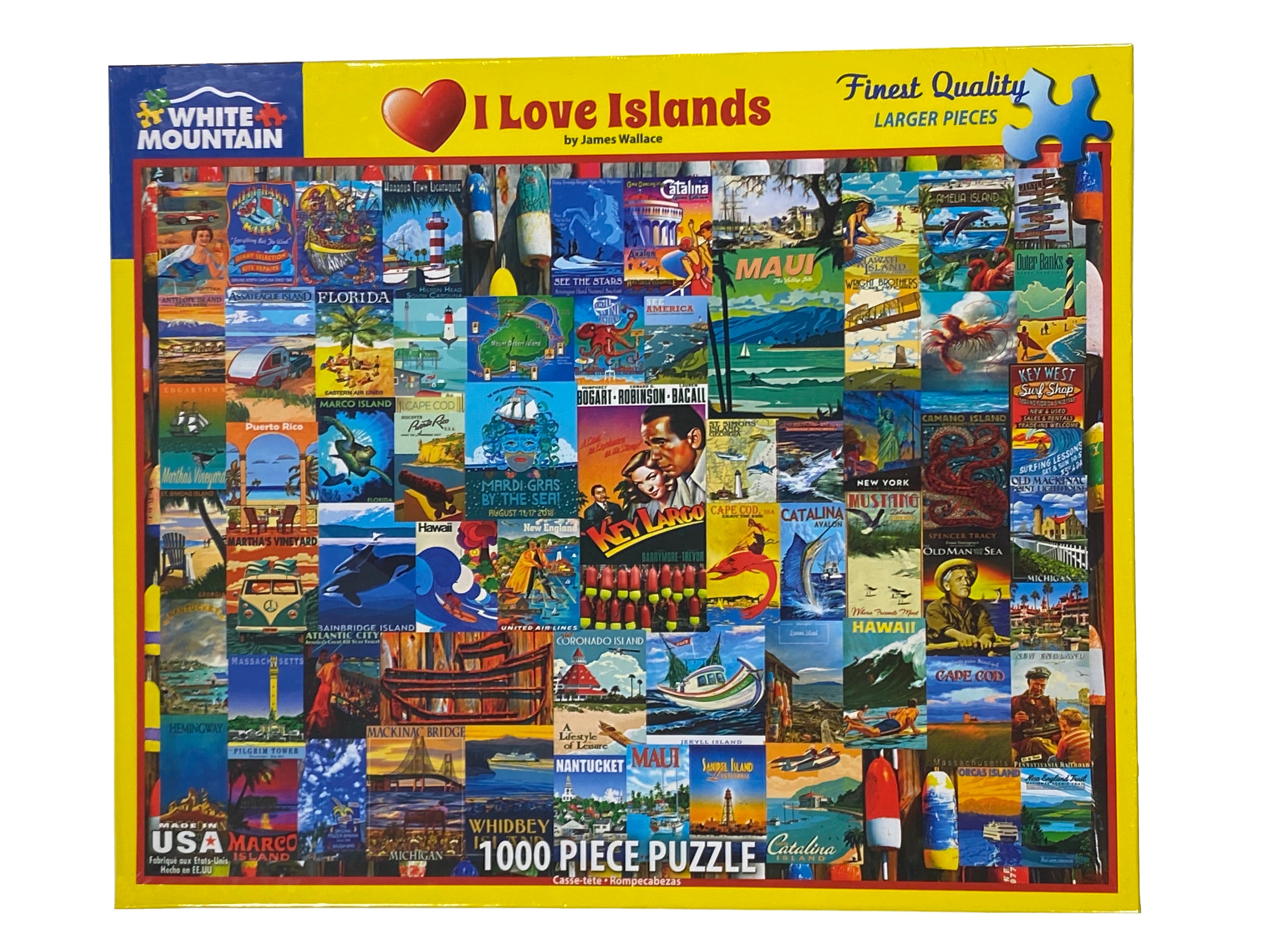 I Love Islands 1000 Piece Puzzle    
