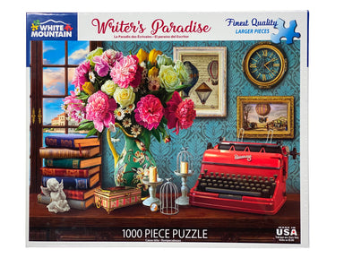 Writer's Paradise 1000 Piece Puzzle    