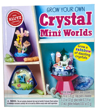 Klutz Grow Your Own Crystal Mini Worlds    