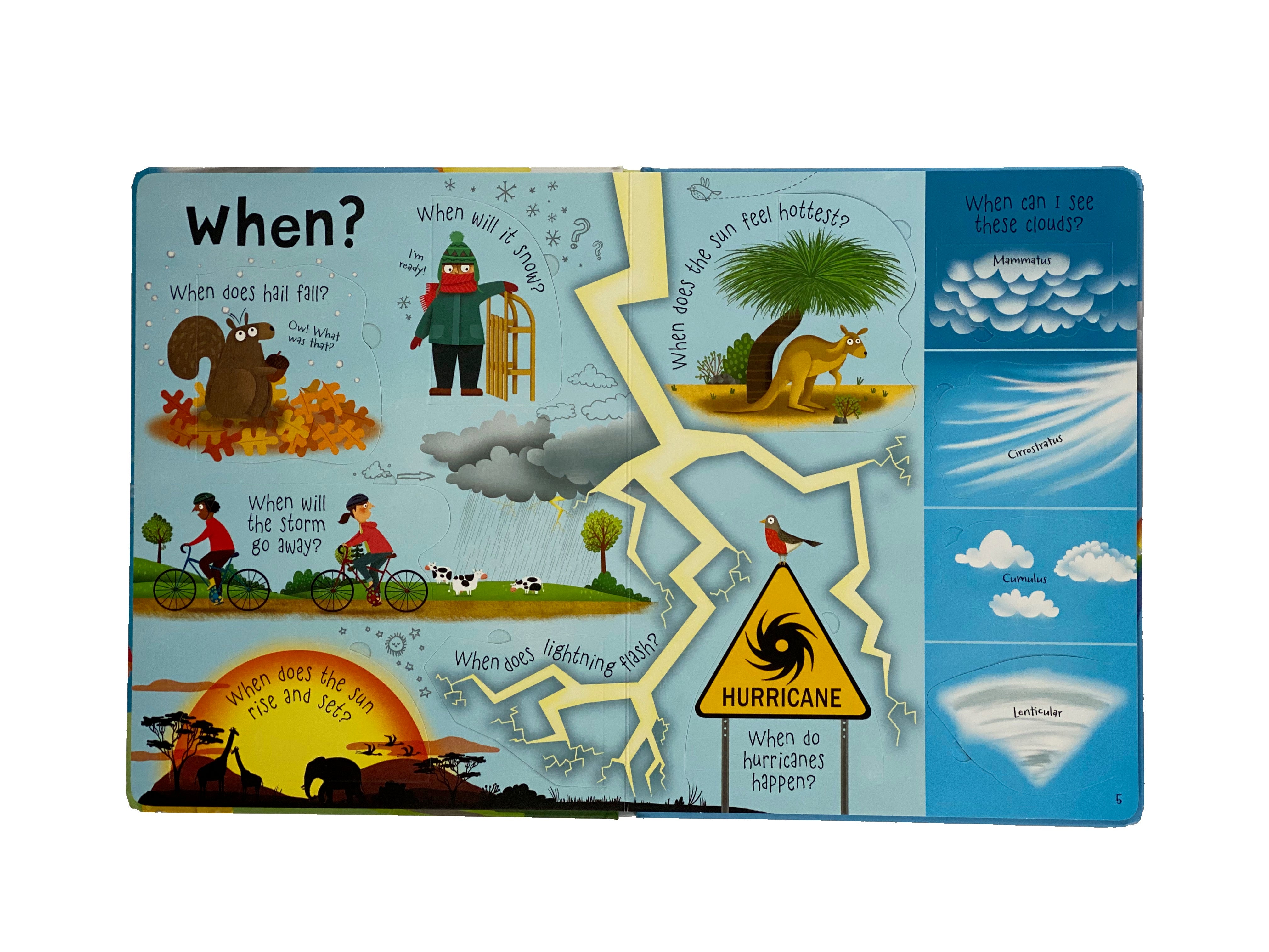 Lift The Flap Questions and Answers About Weather    